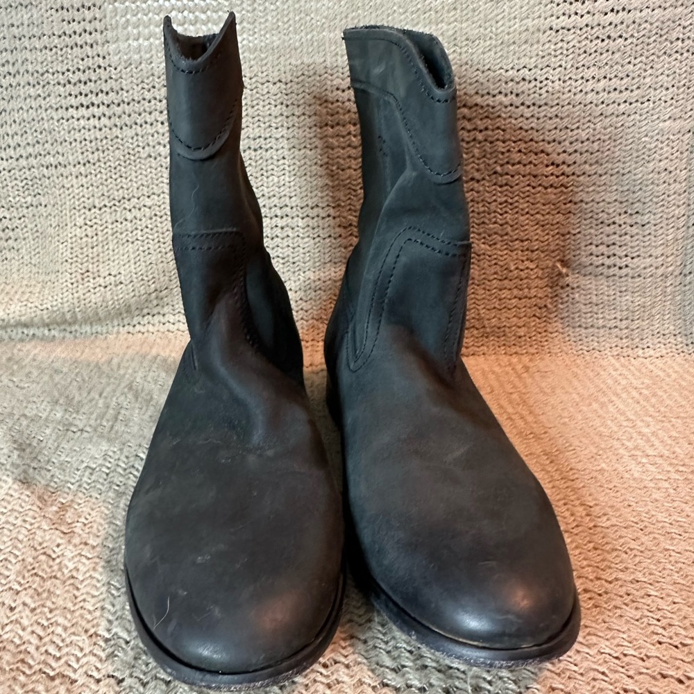 Frye Cara Roper Black leather boots, size 9 - Picture 5 of 9